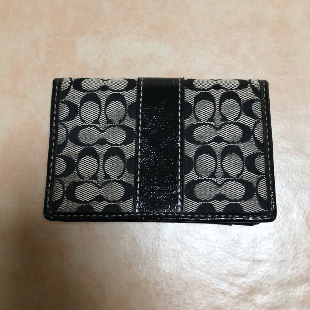 Black Coach wallet